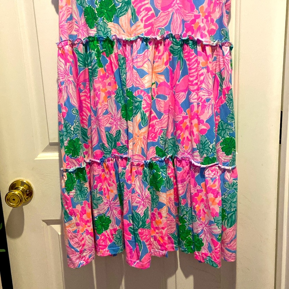 Lilly Pulitzer Lorina Dress XLarge EUC/ Like New in “Multi Tiger’s Lair” - Picture 5 of 10
